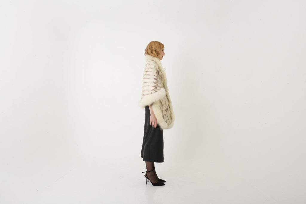The Lunelle — Fox Fur Cape