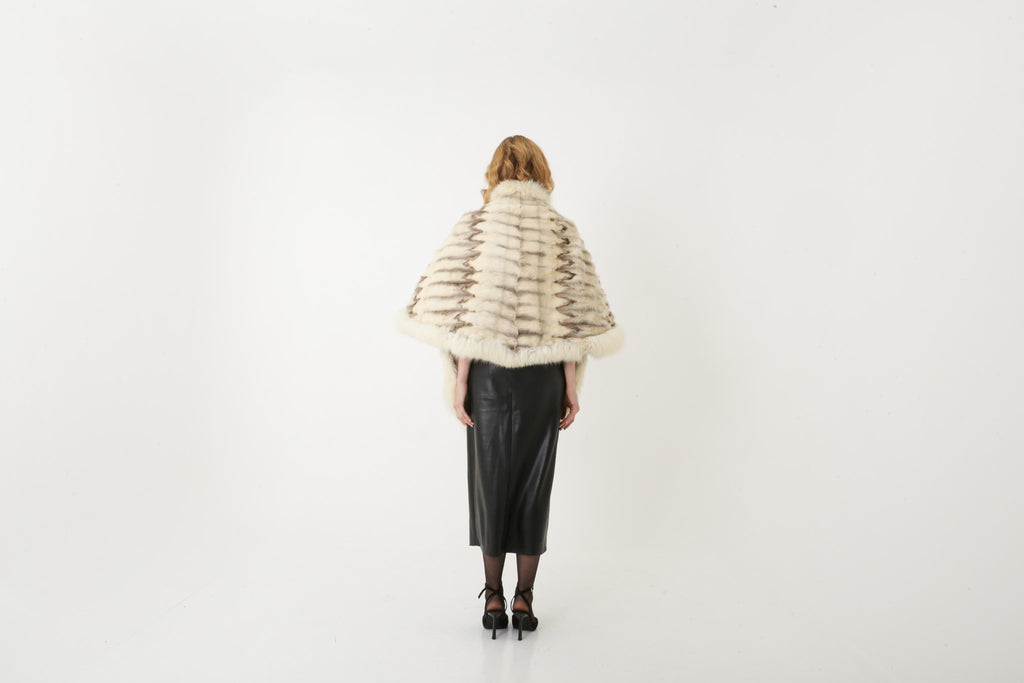 The Lunelle — Fox Fur Cape
