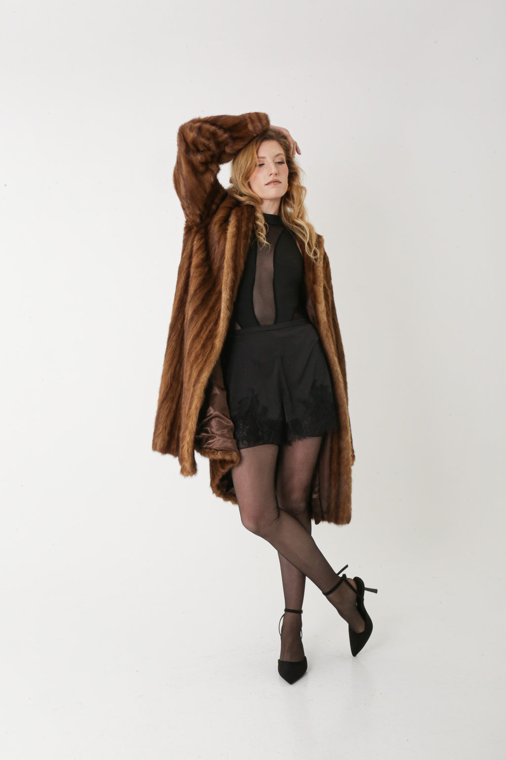 The Vivienne - Mink Fur Coat