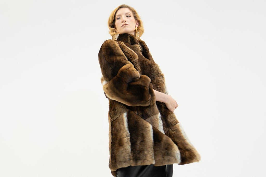 The Noreva -  Chinchilla Coat