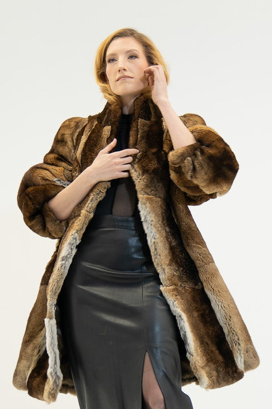 The Noreva -  Chinchilla Coat