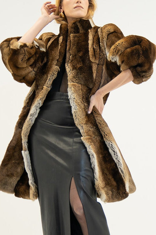 The Noreva -  Chinchilla Coat