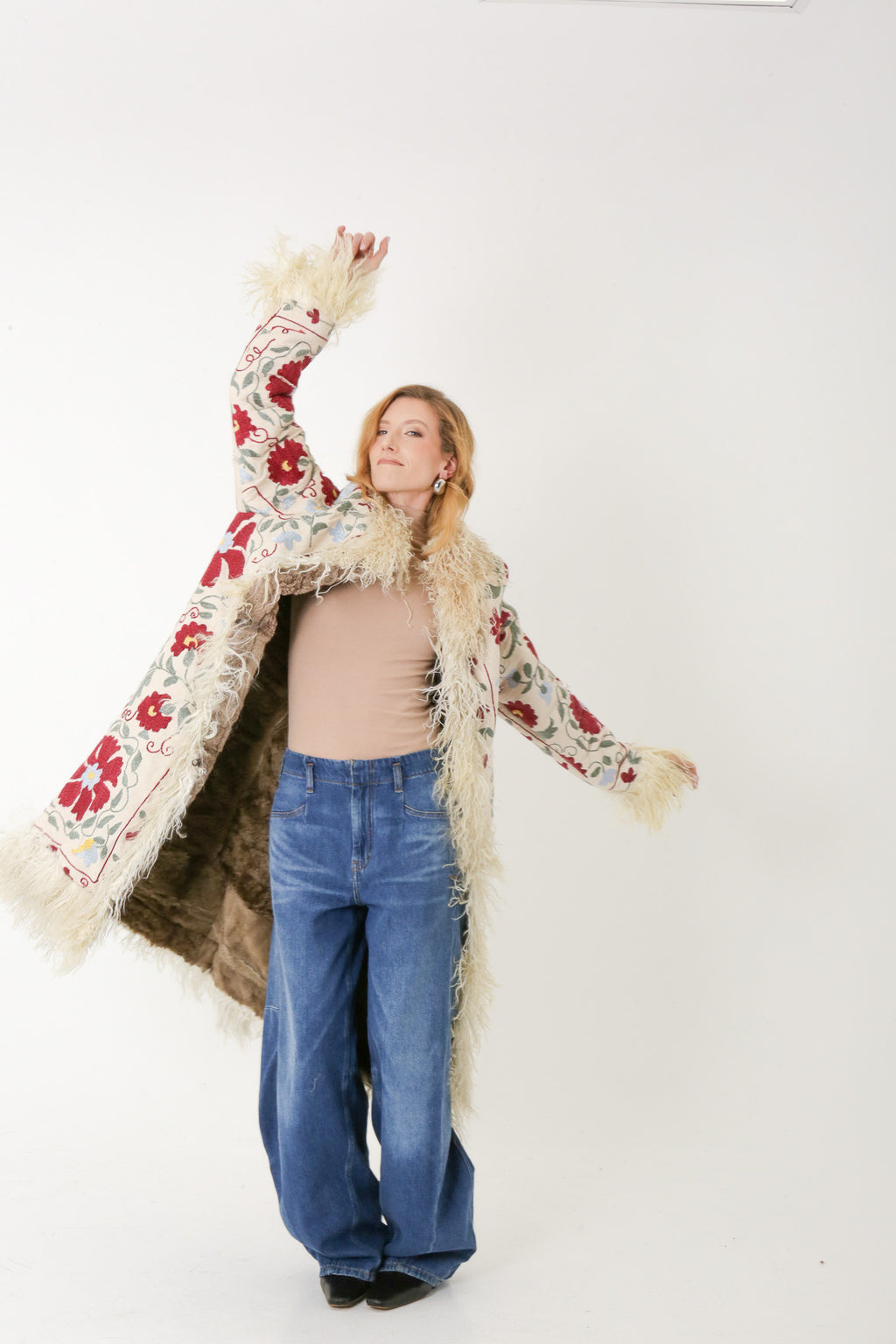 La Surface - Shearling Coat