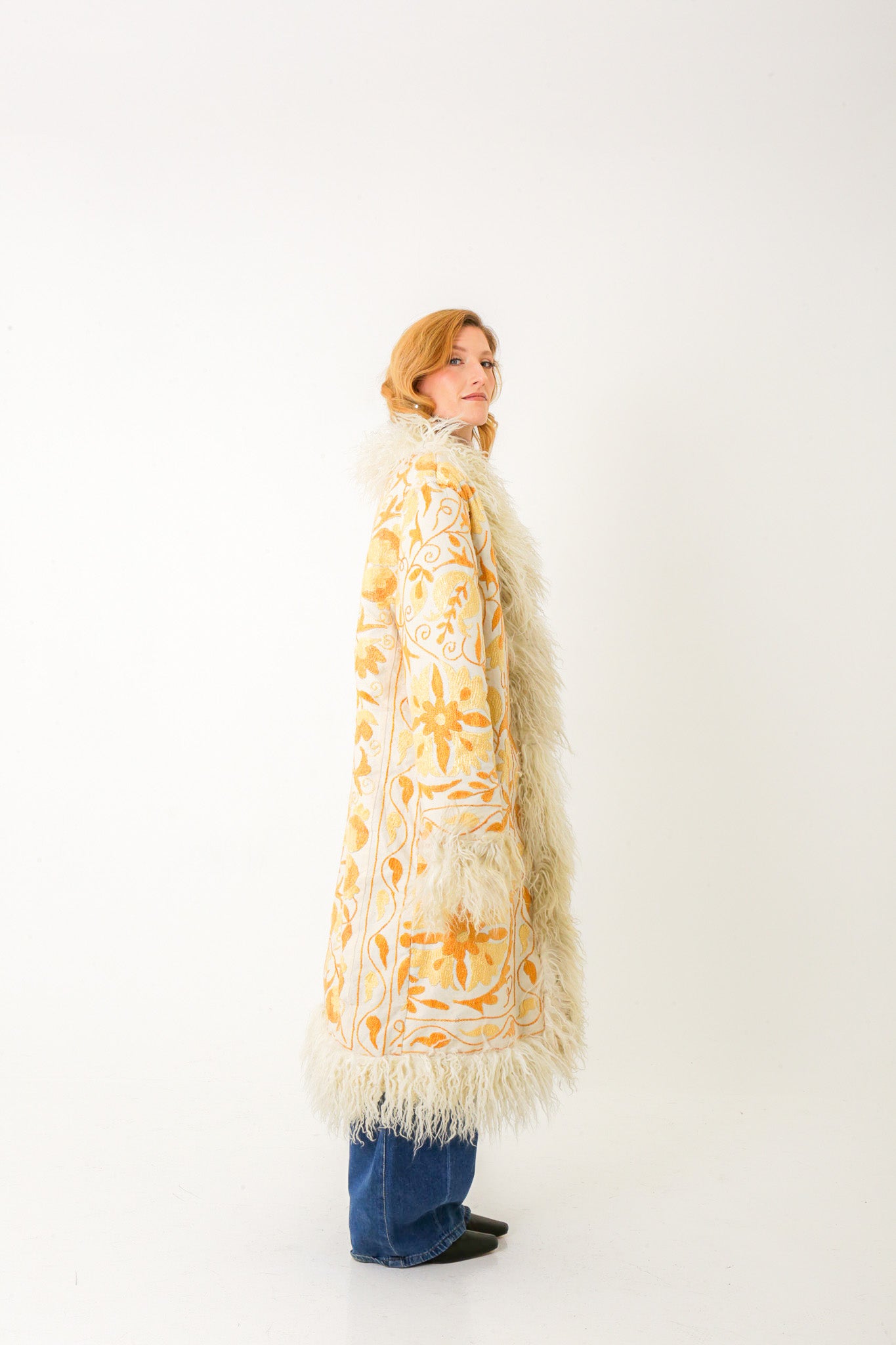 After the Light - - Shearling Coat