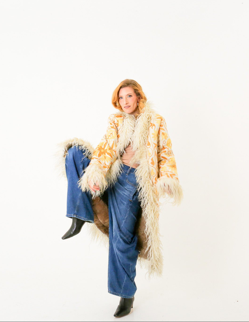 After the Light - - Shearling Coat