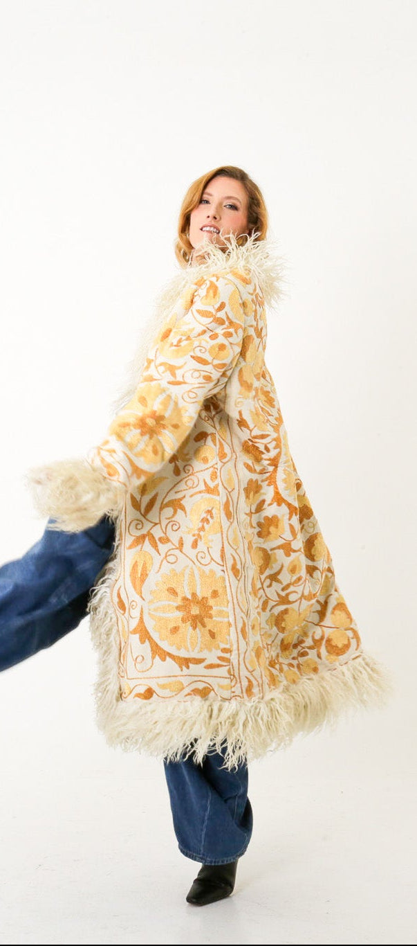 After the Light - - Shearling Coat