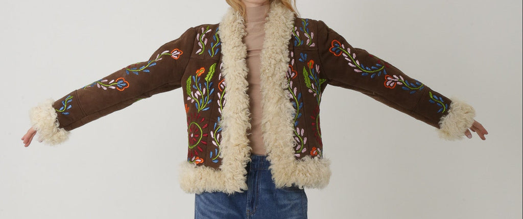 After Morris - sheepskin shearling coat