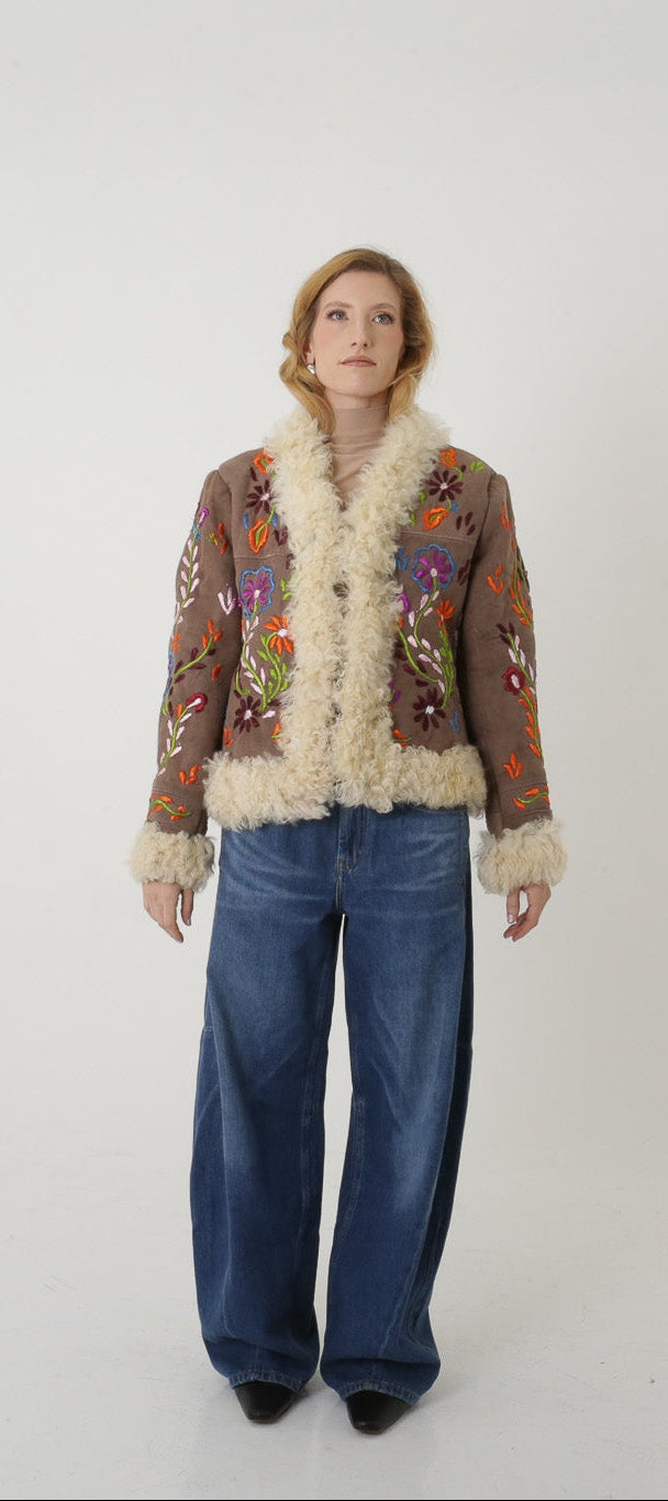 Wild Register - sheepskin shearling coat