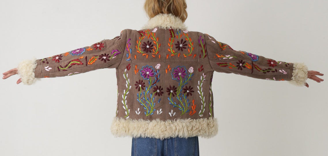 Wild Register - sheepskin shearling coat