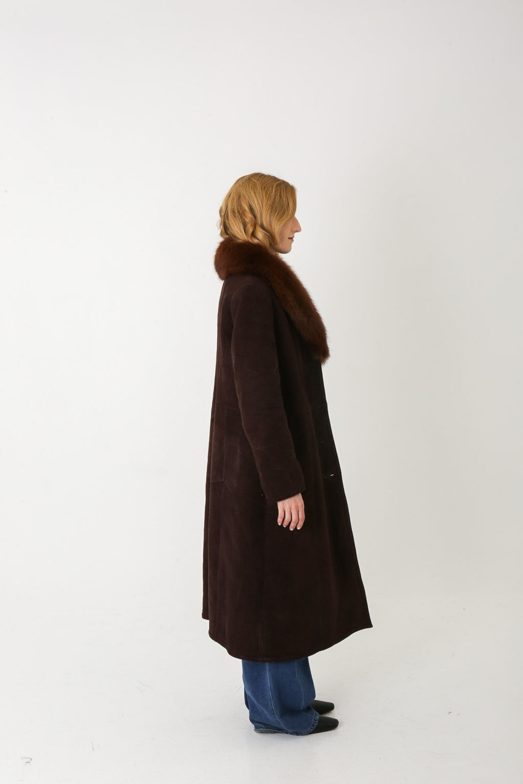 The Halston - Shearling Coat