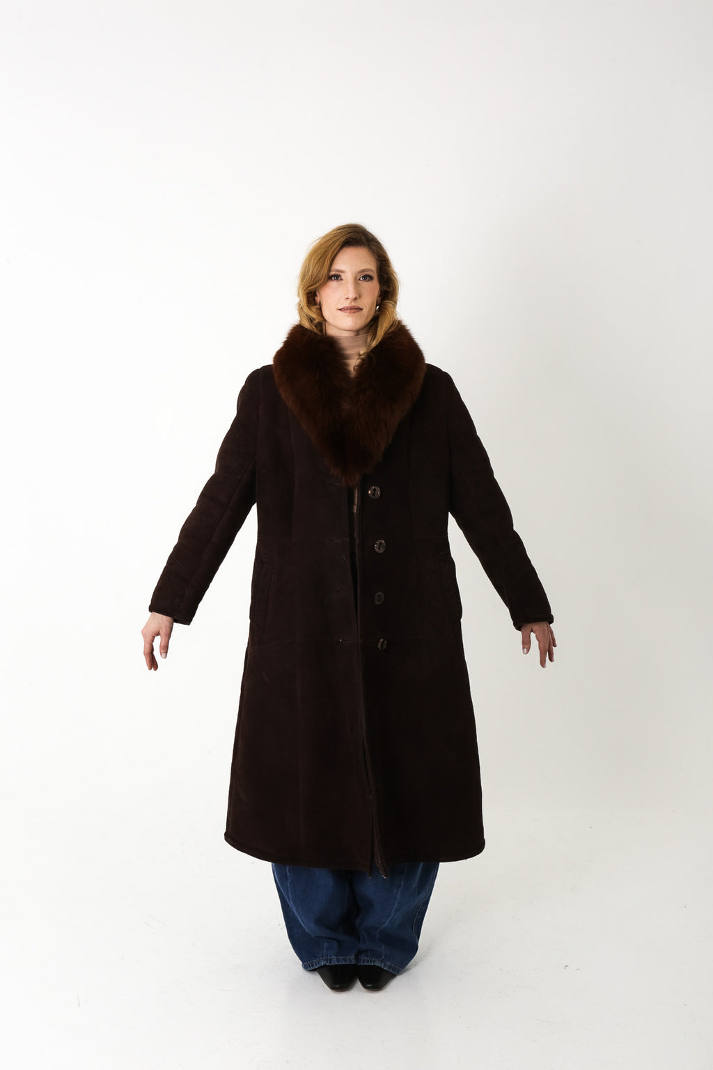The Halston - Shearling Coat