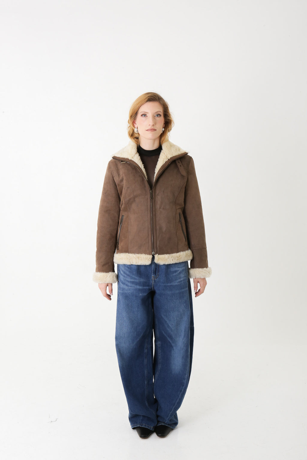 The Kade - Shearling Bomber Jacket