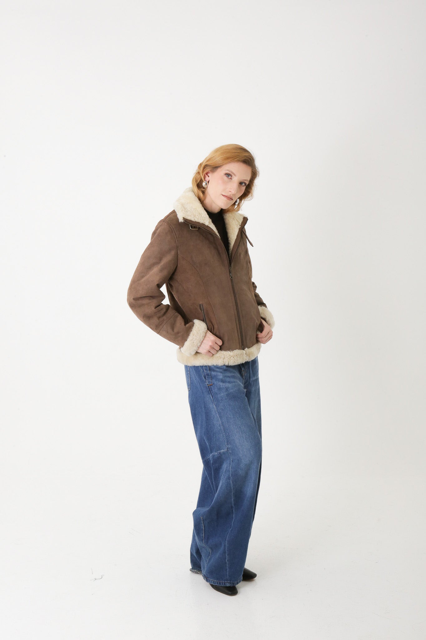 The Kade - Shearling Bomber Jacket