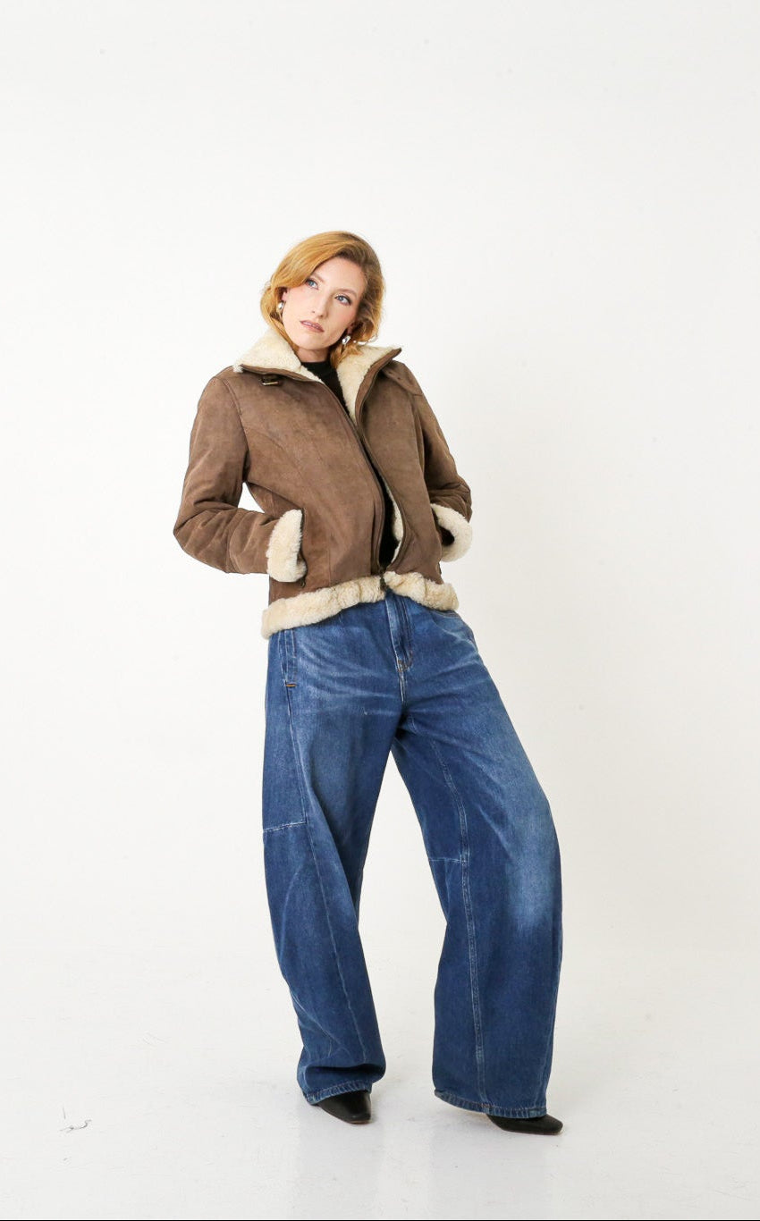 The Kade - Shearling Bomber Jacket