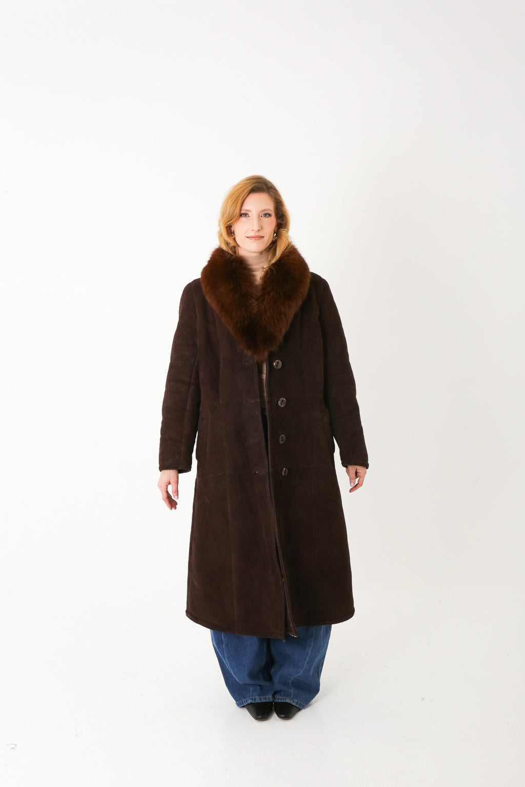 The Halston - Shearling Coat