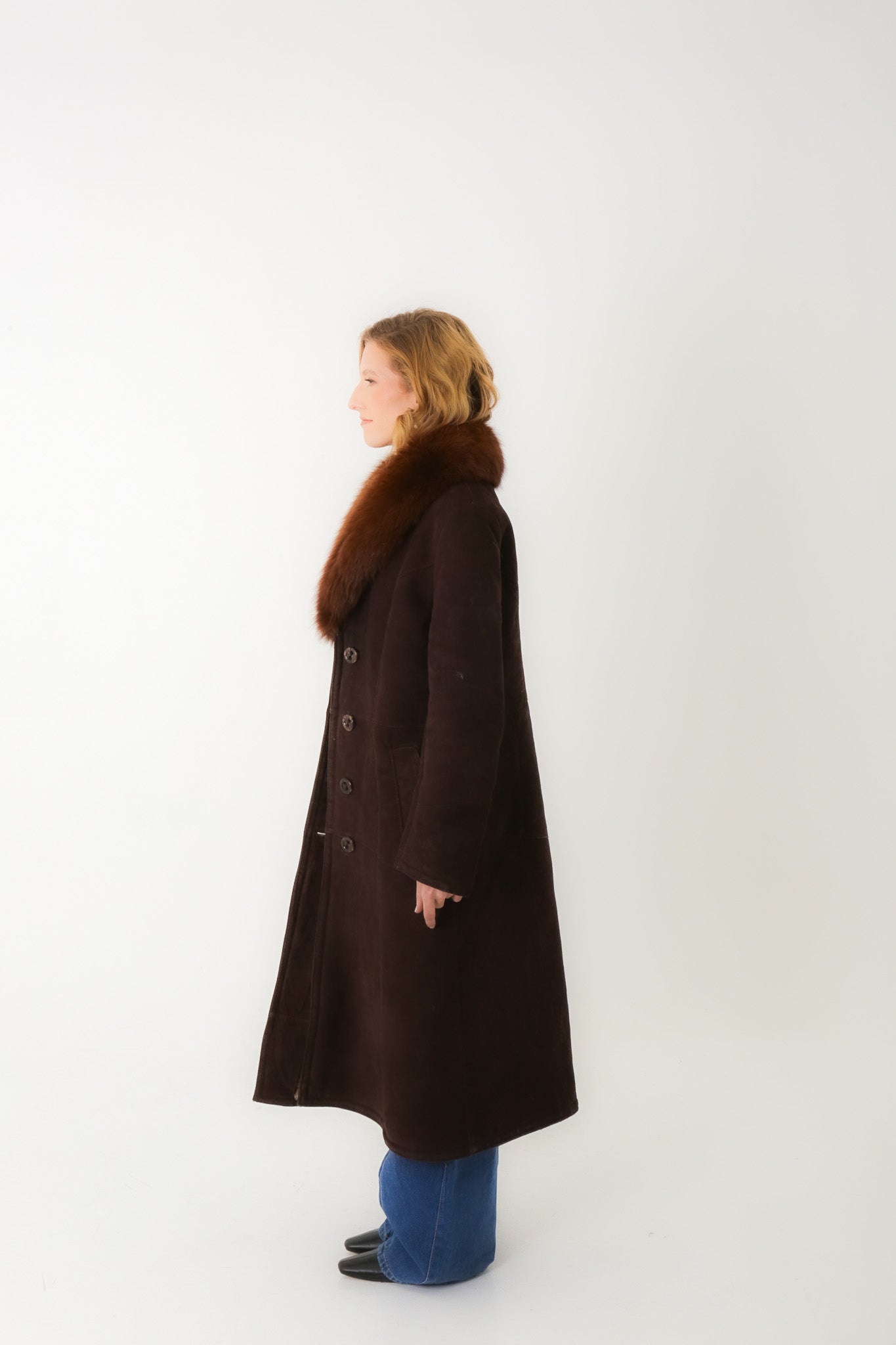 The Halston - Shearling Coat
