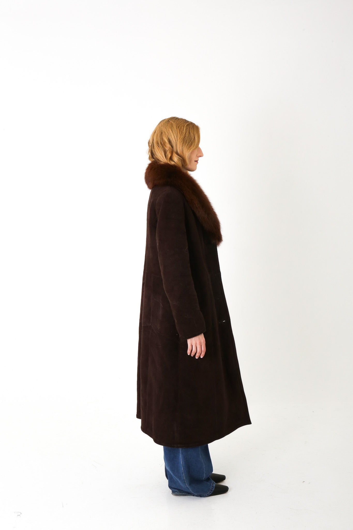 The Halston - Shearling Coat