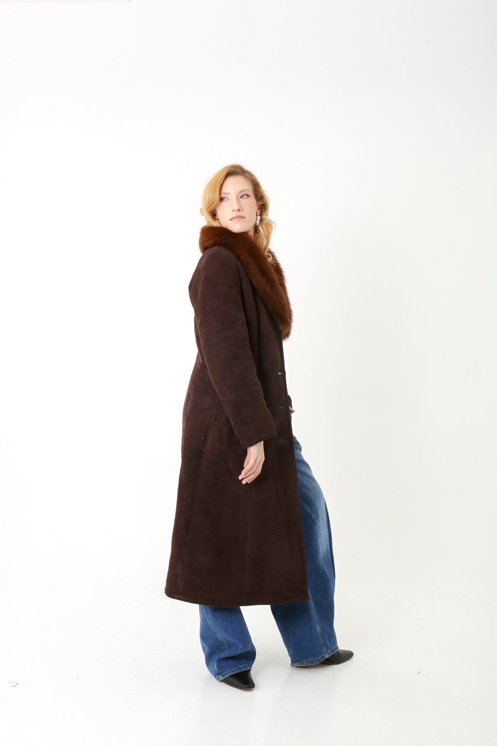 The Halston - Shearling Coat