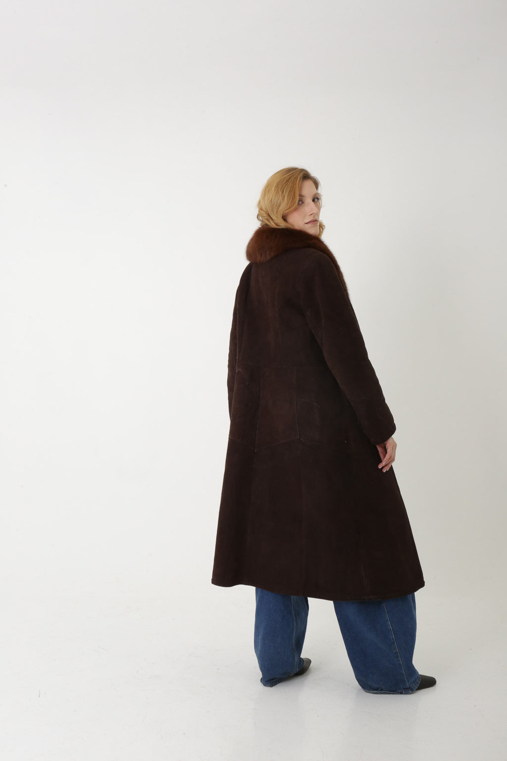 The Halston - Shearling Coat