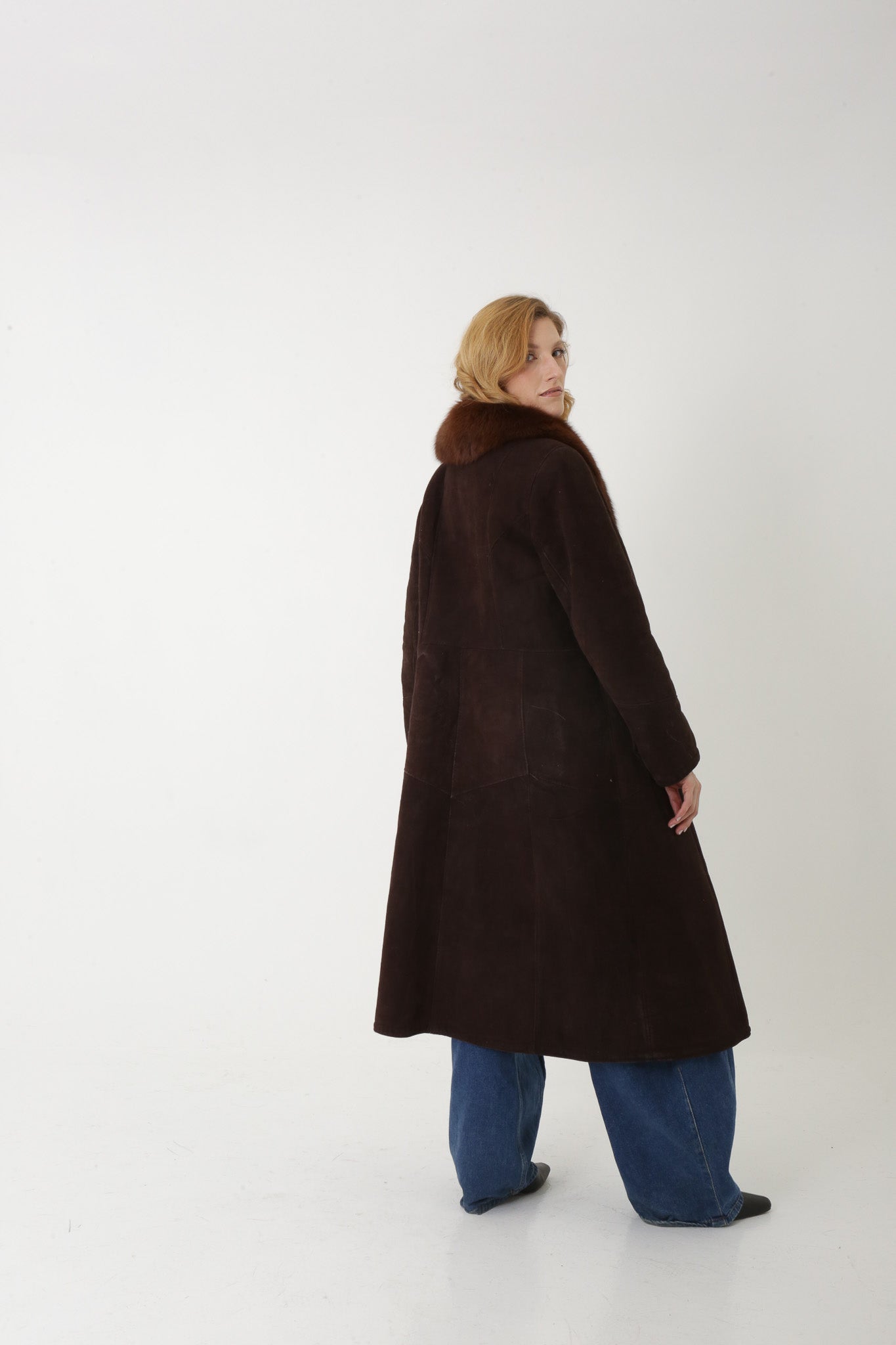 The Halston - Shearling Coat