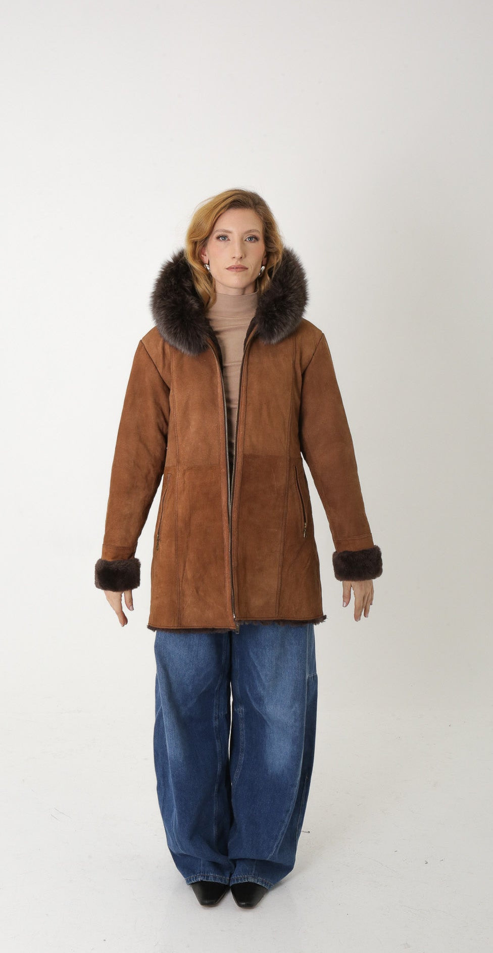 The Rowan - Shearling Coat