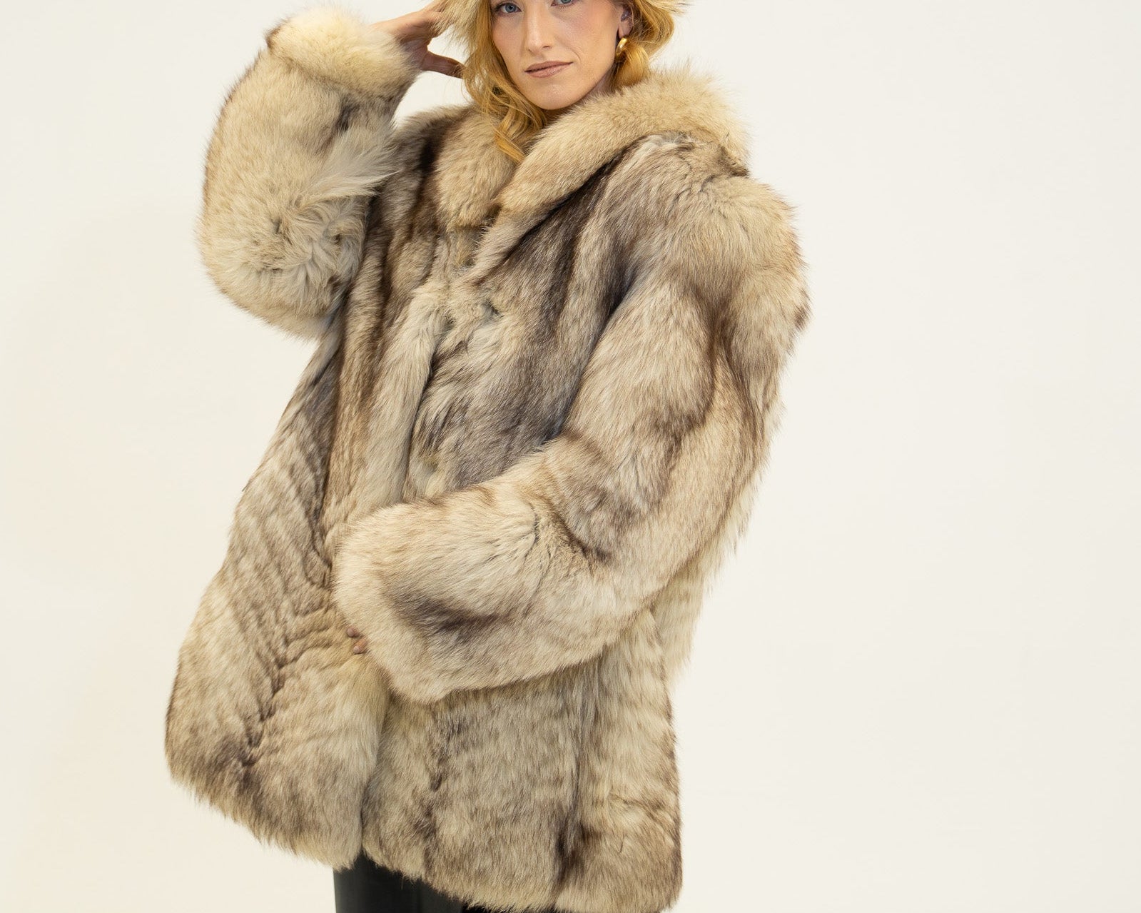 The Solenne - Fox Fur Coate