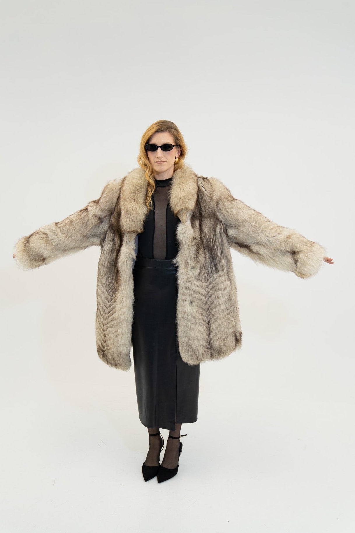The Solenne - Fox Fur Coate