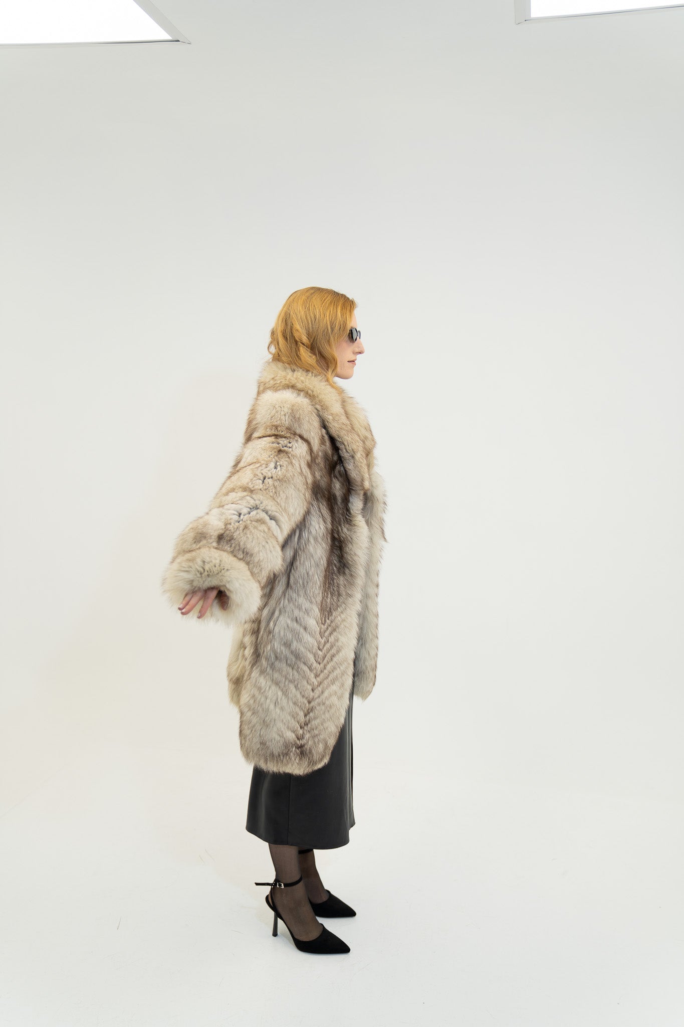 The Solenne - Fox Fur Coate
