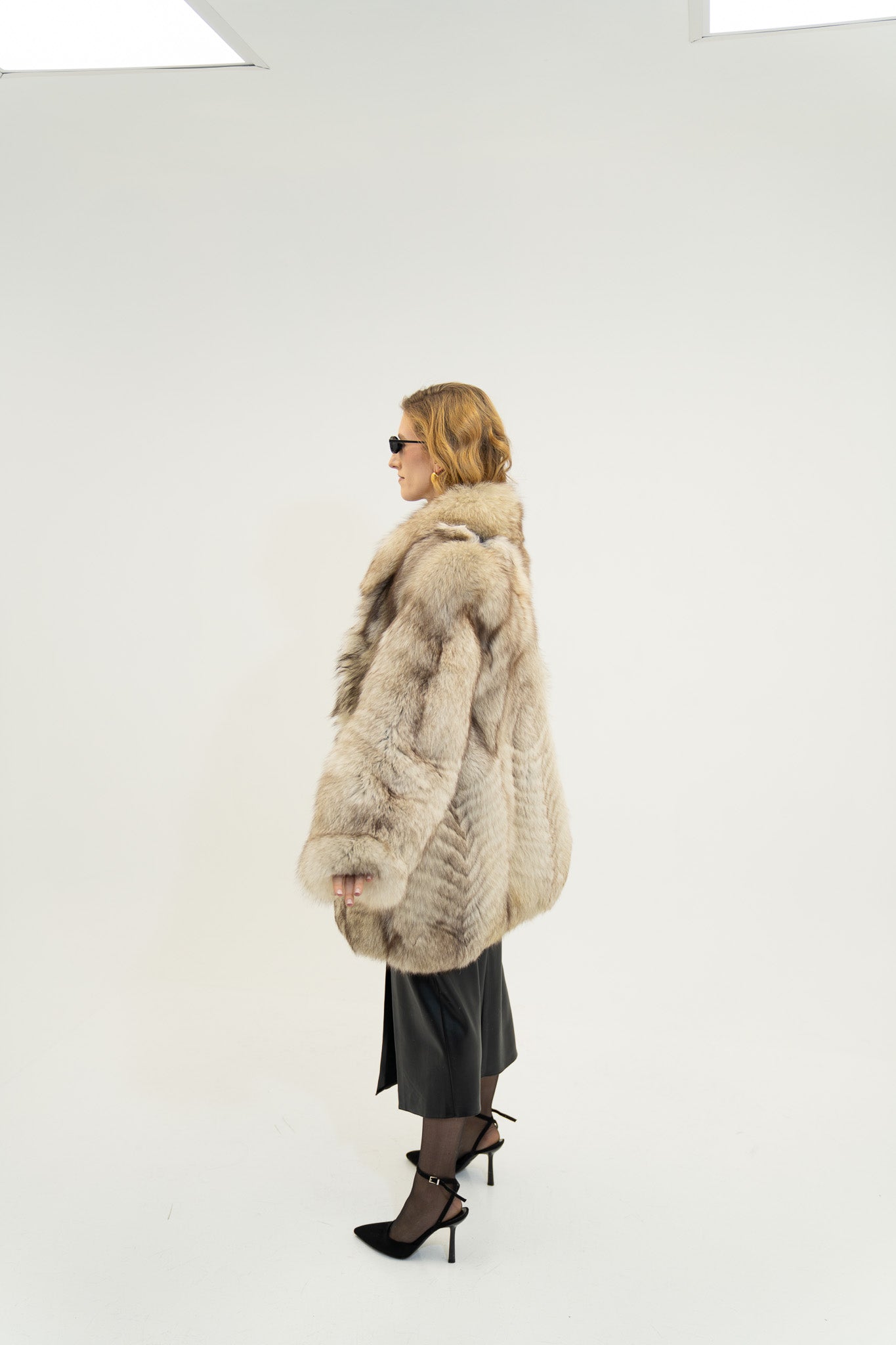 The Solenne - Fox Fur Coate